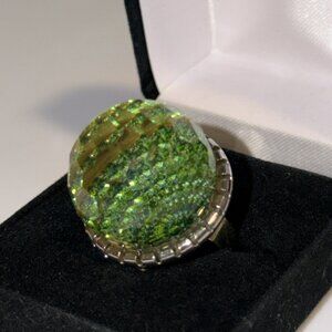 ring green diamond